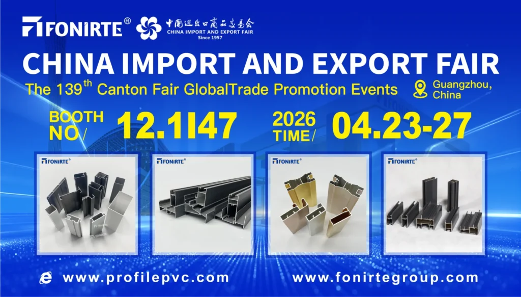 Join FONIRTE at the 139th Canton Fair: Leading Innovation in PVC & Aluminum Profiles